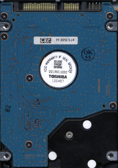 TOSHIBA 500GB MK2555GSXF HDD2H74 G002439-0A DONOR DRIVE - Image 2