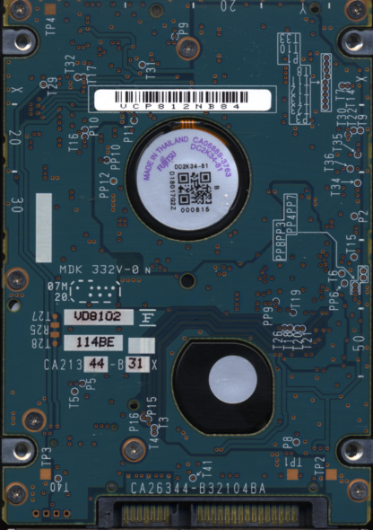 FUJITSU 160GB MHY2160BH CA06889-B42700AP CA26344-B32104BA DONOR DRIVE - Image 2