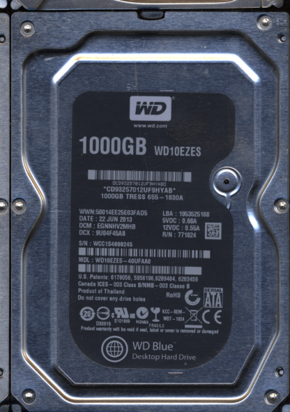 WD 1TB WD10EZES-40UFAA0 DCM EGNNHV2MHB V2 2060-771824-006 DONOR DRIVE