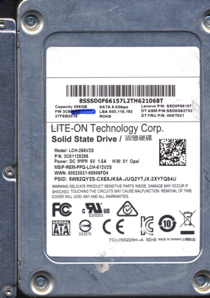 LITE-ON 256GB LCH-256V2S Donor Drive