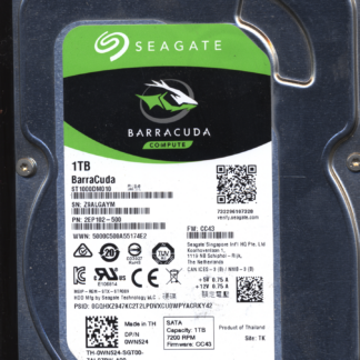 Seagate 1TB ST1000DM010 2EP102-500 SN Z9A FW CC43 100774000 Donor Drive
