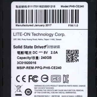 LITEON 240GB PH5-CE240 Donor Drive