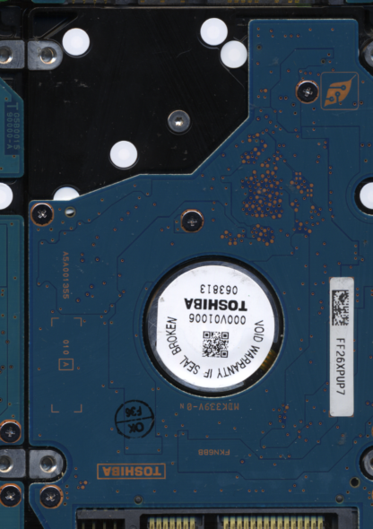 TOSHIBA MK1032GSX HDD2D30 A0 / AS022M G5B000135 Donor Drive