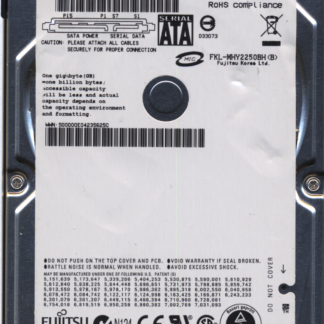 Fujitsu 250GB MHY2250BH CA06889-B35900SN CA26344-B32104BA Donor Drive