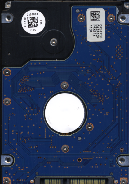 Hitachi 250GB HTS545025B9SA02 0A78252 MLC DA3350 220 0A90161 01 Donor Drive