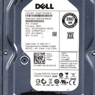 WD 250GB WD2502ABYS-18B7A0 DCM DHRNHT2CH T2 2060-701537-004 Donor Drive