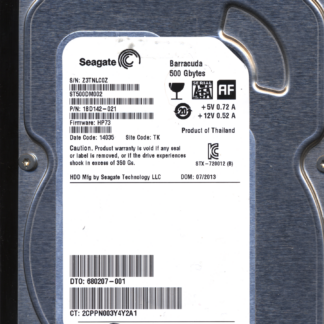 Seagate 500GB ST500DM002 1BD142-021 SN Z3T FW HP73 100535704 Donor Drive