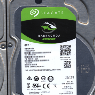 SEAGATE 8TB ST8000DM004 2CX188-568 SN WCT 100802503 DONOR DRIVE