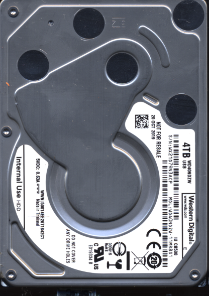 WD 4TB WD40NDZW-11MR8S1 2060-800041-003 DONOR DRIVE