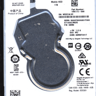 Seagate 1TB ST1000LM035 1RK172-568 SN WDE 100809471 Donor Drive