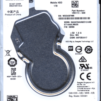 Seagate 1TB ST1000LM035 1RK172-568 SN WDE 100809471 Donor Drive