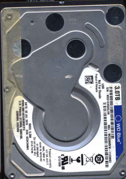 WD 3TB WD30NMVW-11C3NS2 2060-800041-000 DONOR DRIVE