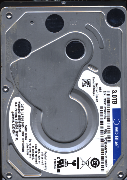 WD 3TB WD30NMVW-11C3NS2 2060-800041-000 DONOR DRIVE