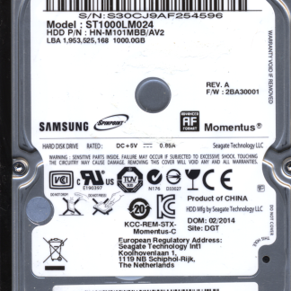 SAMSUNG 1TB ST1000LM024 DONOR DRIVE