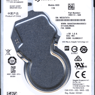 Seagate 1TB ST1000LM035 1RK172-568 SN WES 100799274 Donor Drive