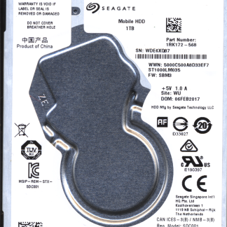 Seagate 1TB ST1000LM035 1RK172-568 SN WDE 100809471 Donor Drive