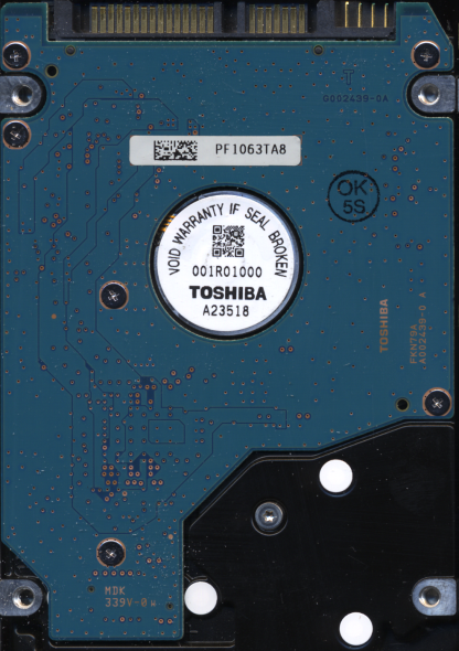 TOSHIBA 320GB MK3255GSXF HDD2H77 010 D3/FH415B G002439 DONOR DRIVE - Image 2