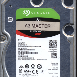 Seagate 6TB ST6000VN0041 2EL11C-500 SN ZA1 100768434 Donor Drive