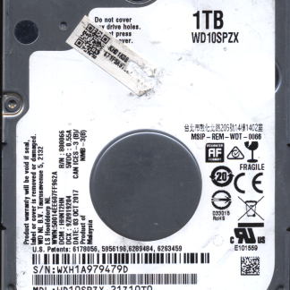 WD 1TB WD10SPZX-21Z10T0 DCM HHNT2HN T2 2060-800066-004 Donor Drive