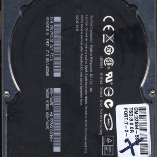 TOSHIBA 160GB TM01 HDD2H18 710 B0/LW006B G002217A DONOR DRIVE