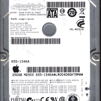 FUJITSU 250GB MJA2250BH CA07083-B50400AP CA21350-B11X DONOR DRIVE