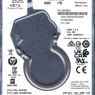 SEAGATE 1TB ST1000LM035 1RK172-073 SN WKP DONOR DRIVE