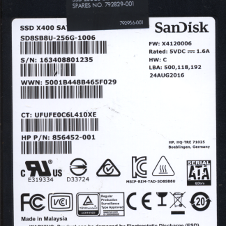 SANDISK 256GB SD8SB8U-256G-1006 Donor Drive