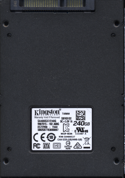 KINGSTON 240GB SA400S37240G Donor Drive - Image 2