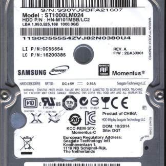 SAMSUNG 1TB ST1000LM024 M8_ DONOR DRIVE