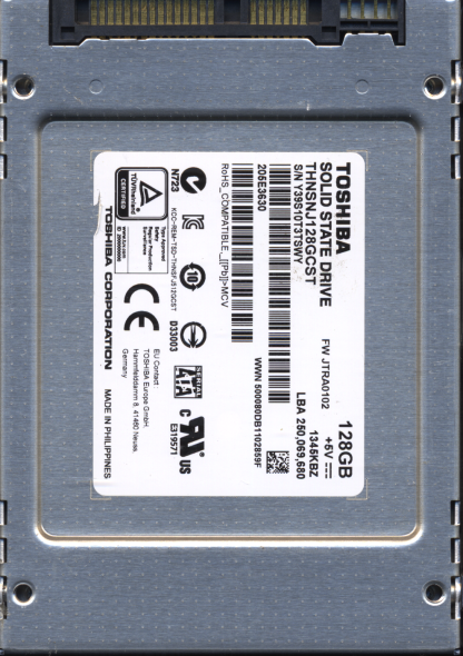 TOSHIBA 128GB THNSNJ128GCST JTRA0102 DONOR DRIVE - Image 2