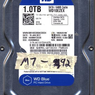 WD 1TB WD10EZEX-75WN4A0 DCM HANNHT2CEB T2 2060-800039-001 Donor Drive