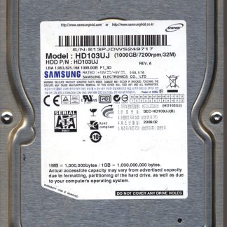 Samsung 1TB HD103UJ FW 1AA01113 41-00206B Donor Drive