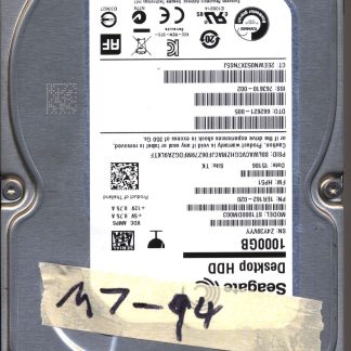 Seagate 1TB ST1000DM003 1ER162-020 SN Z4Y FW HP51 100724095 Donor Drive