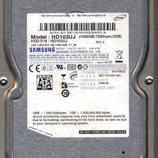 Samsung 1TB HD103UJ FW 1AA01113 41-00206B Donor Drive