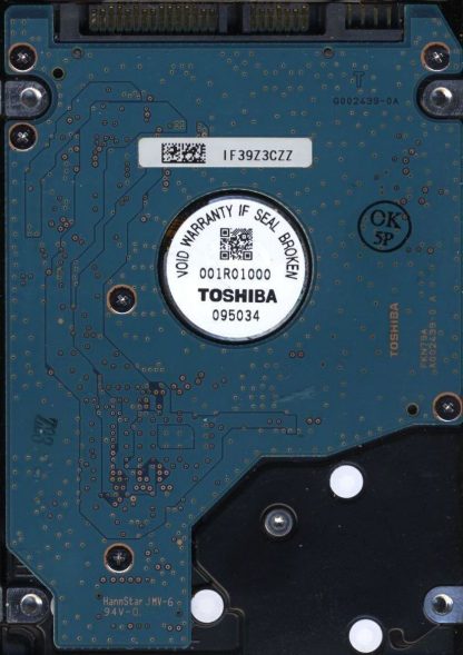 TOSHIBA 320GB MK3263GSX HDD2H23 A0/FG020C G002439 Donor Drive - Image 2