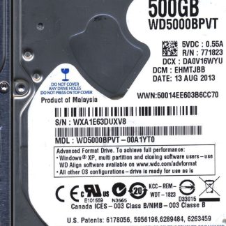 WD 500GB WD5000BPVT-00A1YT0 DCM EHMTJBB TJ Donor Drive