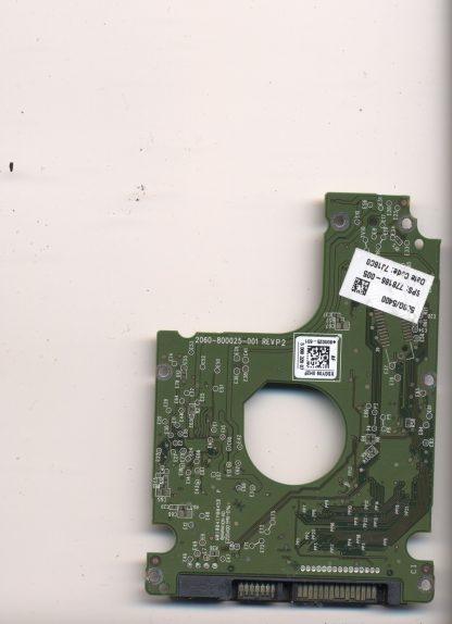 WD 2060-800025-001 Rev P2 800025-001 Donor PCB Only