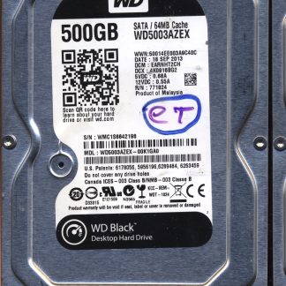 WD 500GB WD5003AZEX-00K1GA0 DCM EARNHT2CH T2 2060-771824-006 Donor Drive