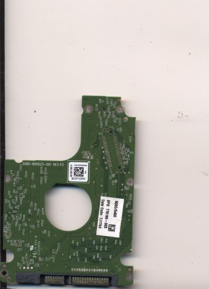 WD 2060-800025-001 Rev P2 800025-001 Donor PCB Only