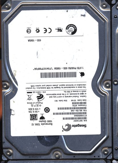 Seagate 1TB ST31000528ASQ 9SL154-040 SN 5VP 100535537 Donor Drive