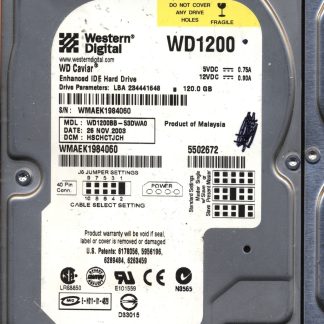 WD 120GB WD1200BB-53DWA0 DCM HSCHCTJCH TJ 2060-991173-004 Donor Drive